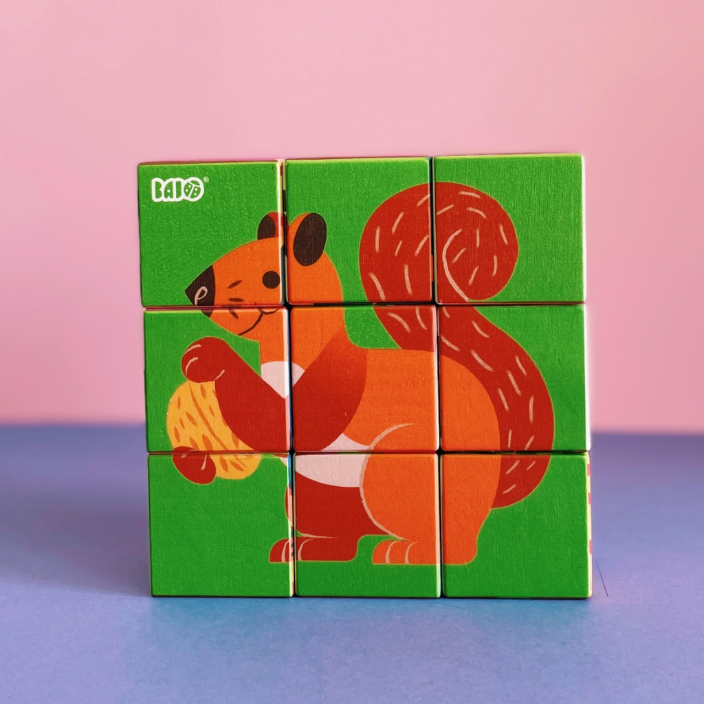 Zoo blocks - 6 animals