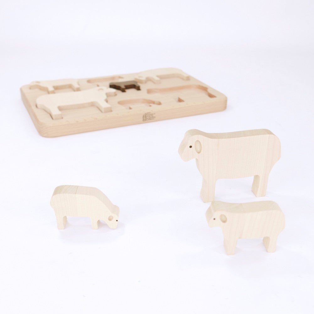 Owce sorter na desce - 7 figurek