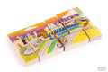 Dwustronne puzzle miasto i plaża