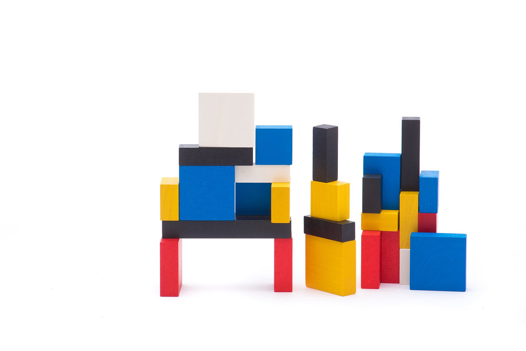 Zestaw Mondrian - 96 klocków