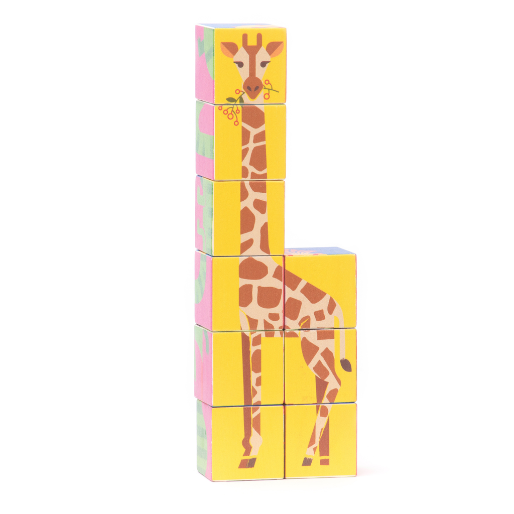 Zoo blocks - 6 animals