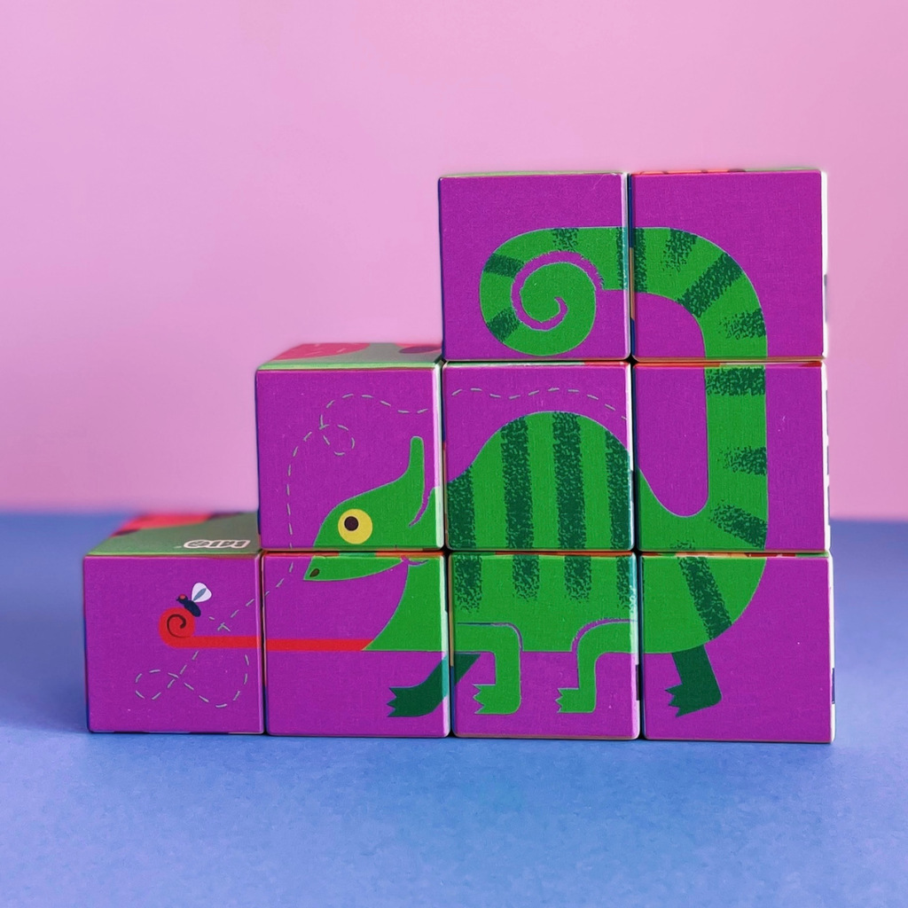 Zoo blocks - 6 animals