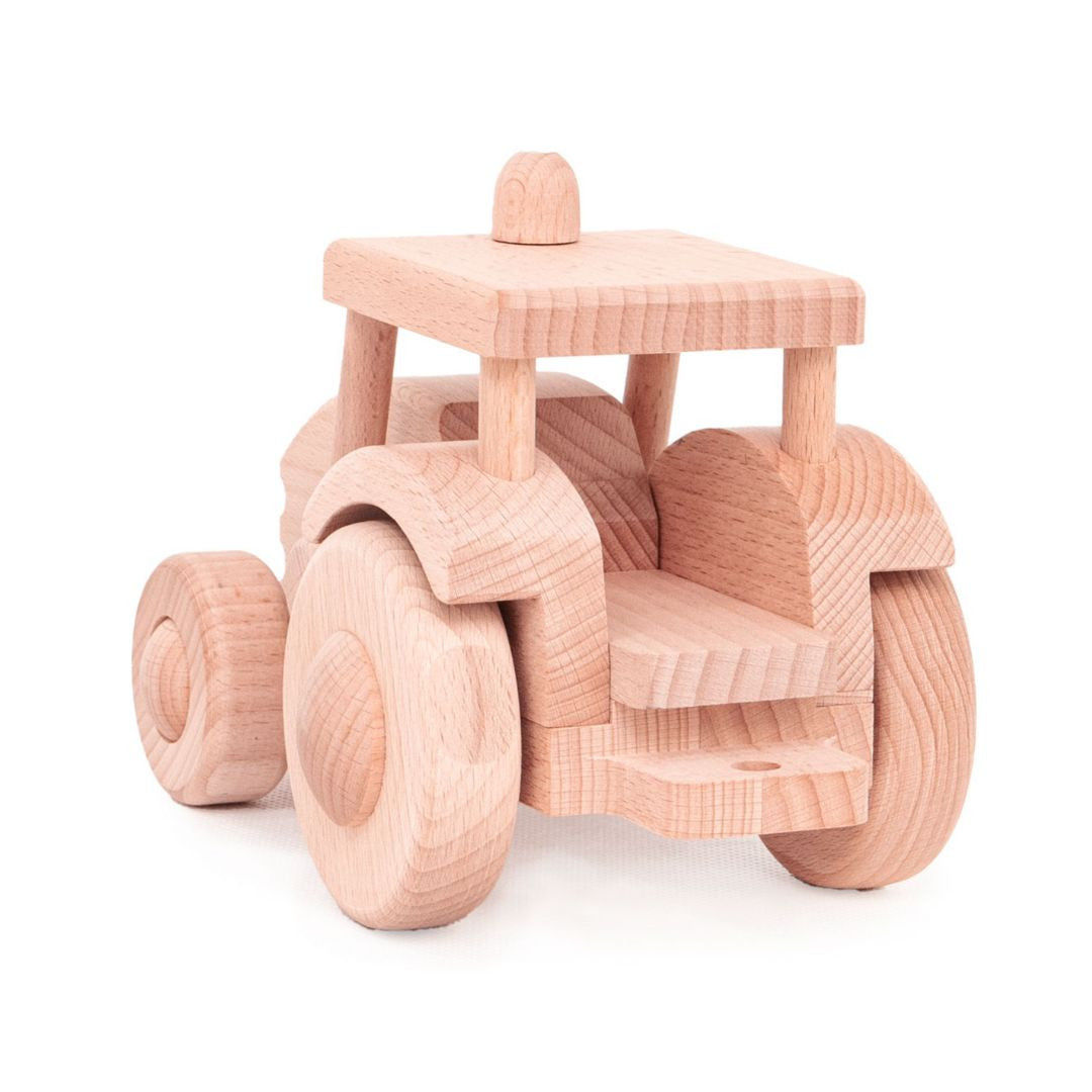 Traktor z drewna - make it!