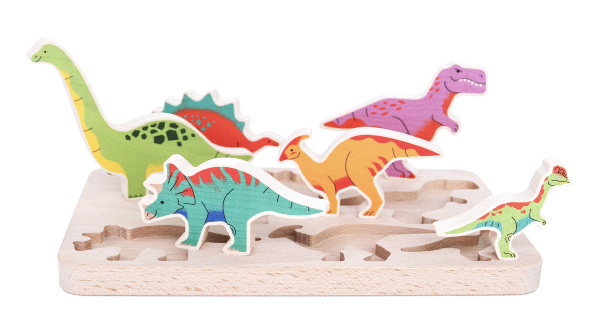 Dino sorter na podstawie - 6 figurek
