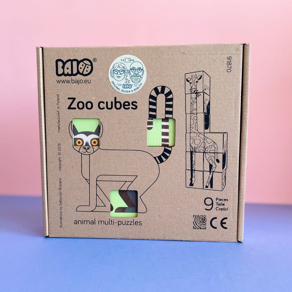 Zoo blocks - 6 animals
