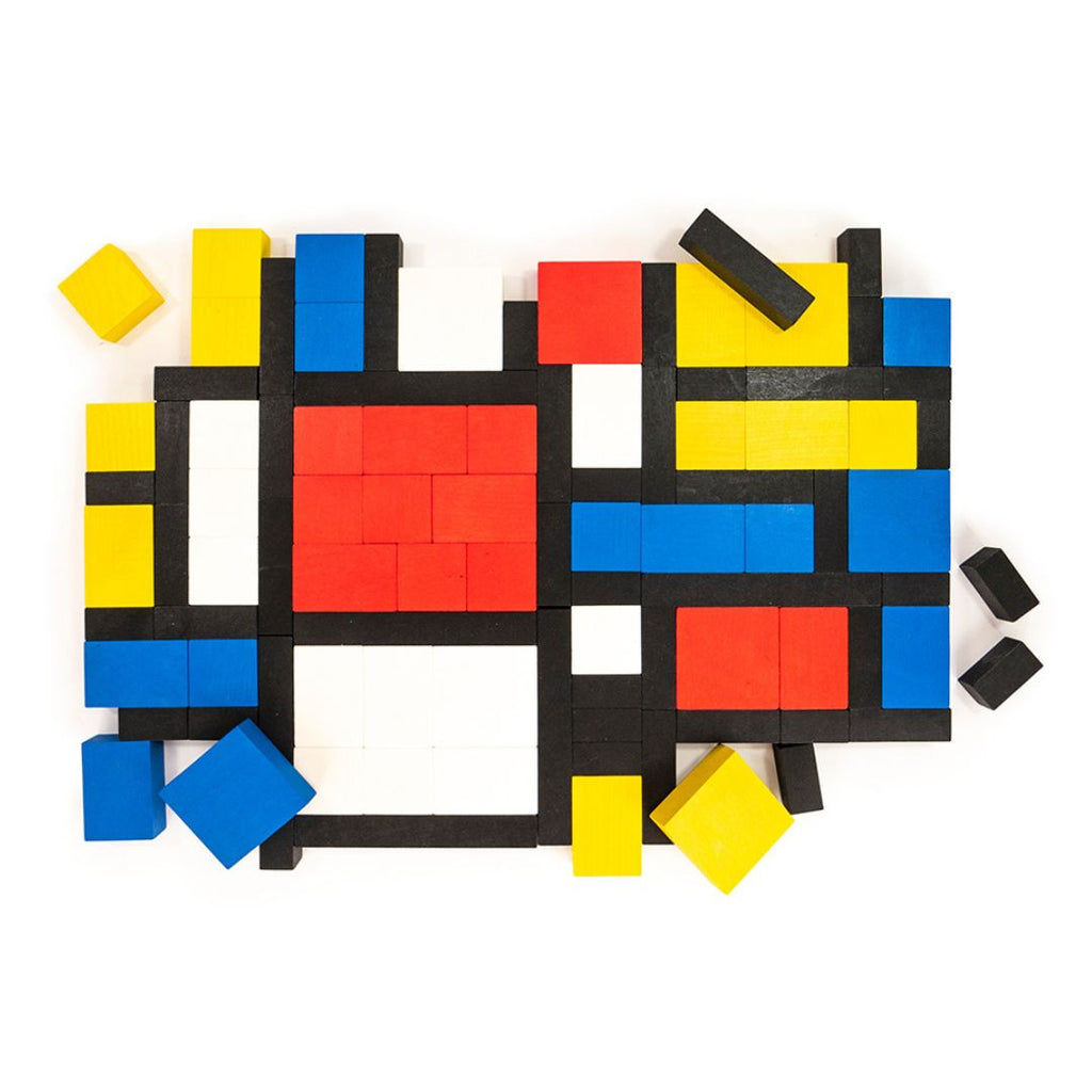 Zestaw Mondrian - 96 klocków