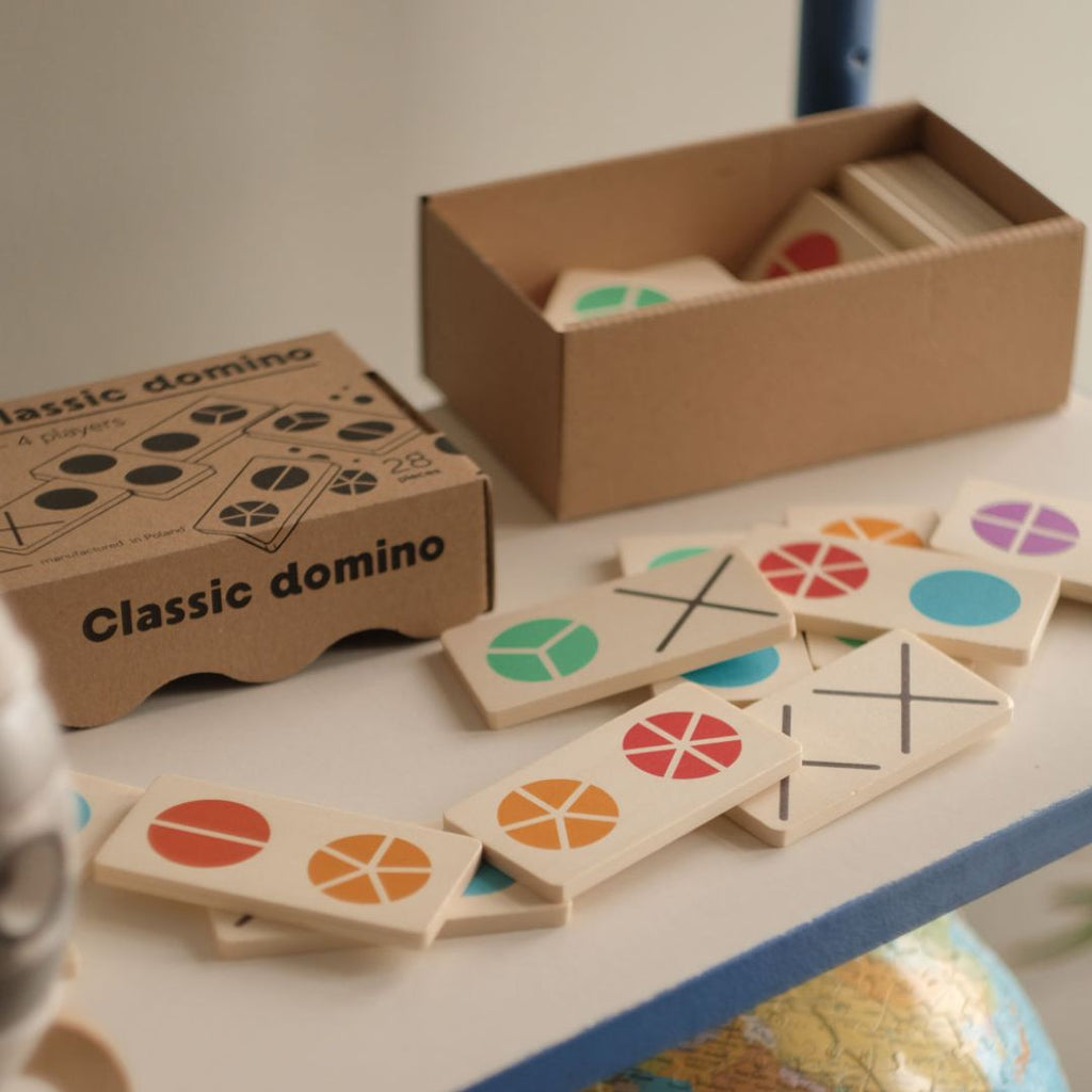Classic Dominoes - learning fractions