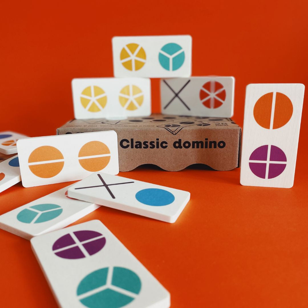Classic Dominoes - learning fractions