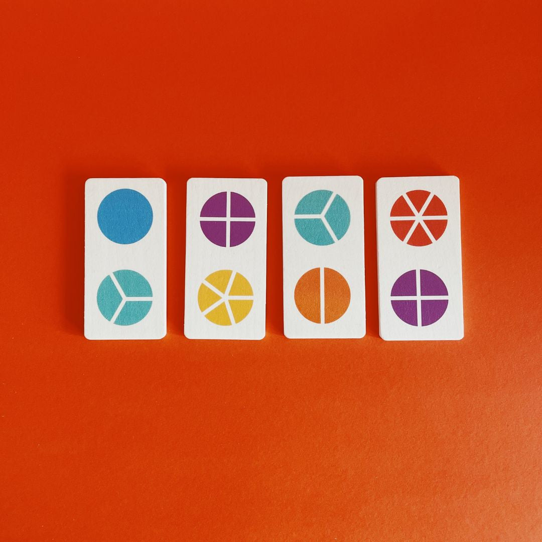 Classic Dominoes - learning fractions
